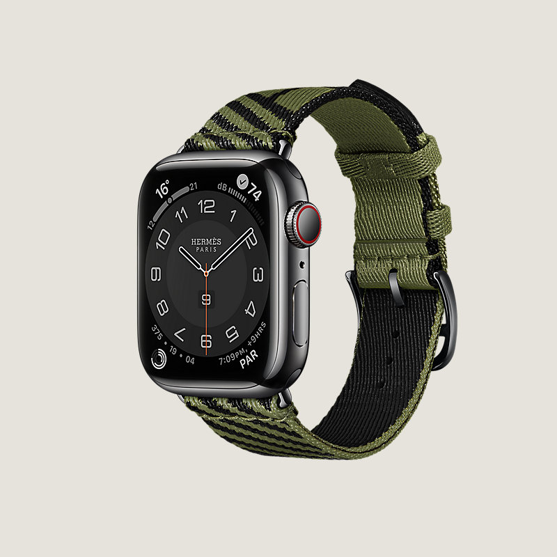 Series 8 ケース スペースブラック & Apple Watch Hermès シンプル ...